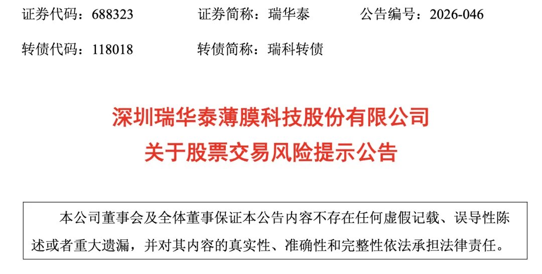 请注意！这些牛股昨晚提示风险
